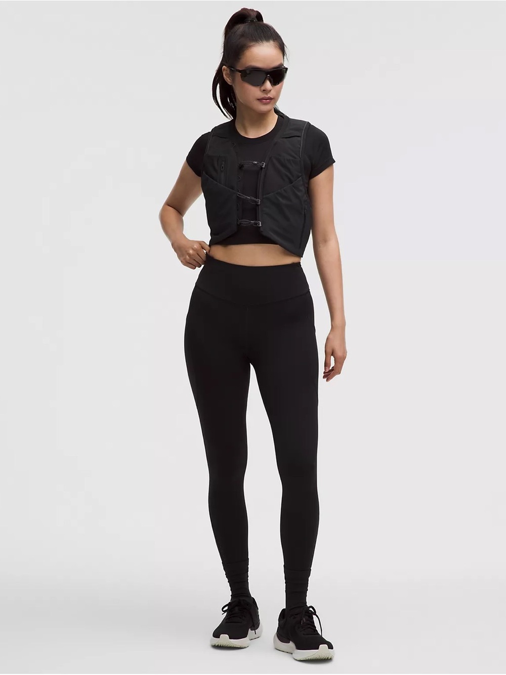 Lululemon fast and free high-rise pockets 25" Back size 4